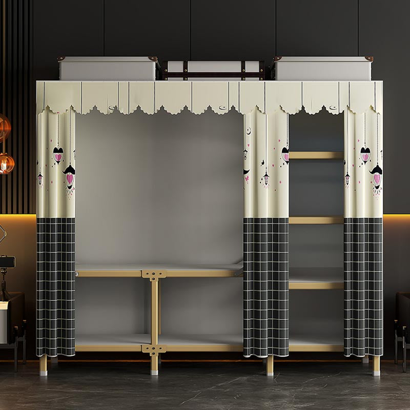 Metal Modern Cabinet for Bedroom Matte Finish Storage Cabinet Clearhalo 'Armoires & Wardrobes' 'armoires_wardrobes' 'Bedroom Furniture' 'furn' 'furn_armoires_wardrobes' 'Furniture' 6074819