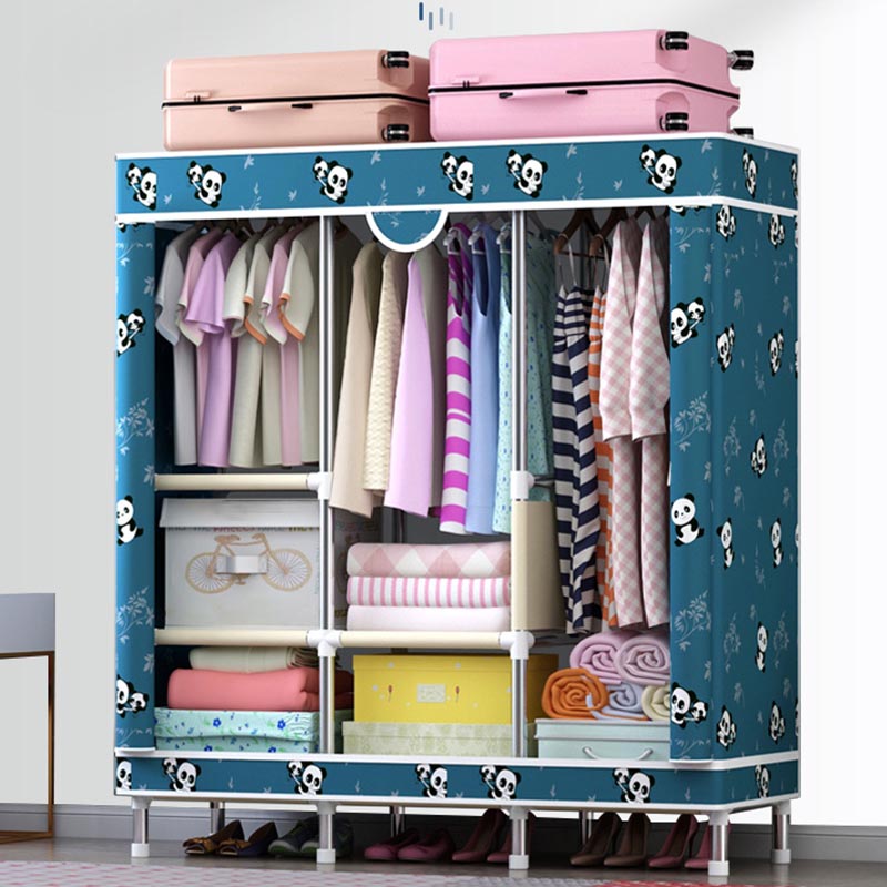 Matte afwerking Garderobe voor home eigentijdse opbergkast met metalen benen