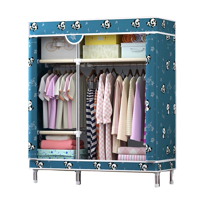 Matte afwerking Garderobe voor home eigentijdse opbergkast met metalen benen