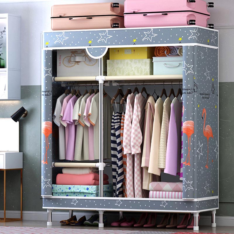 Matte afwerking Garderobe voor home eigentijdse opbergkast met metalen benen