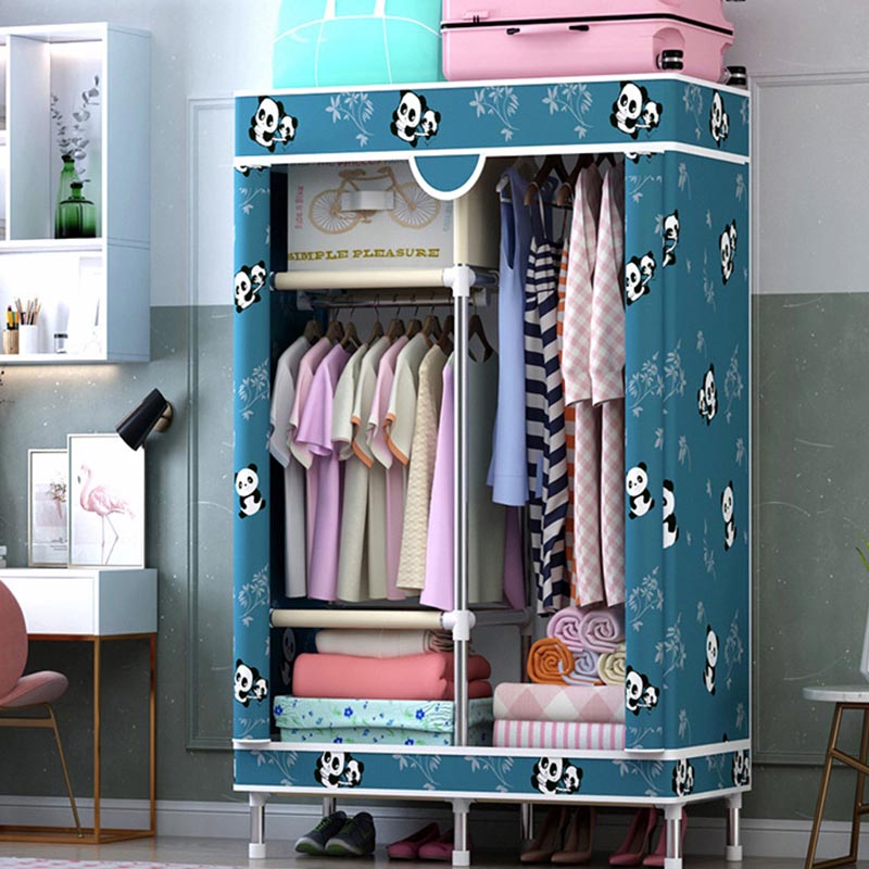 Matte afwerking Garderobe voor home eigentijdse opbergkast met metalen benen