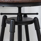 Modern Armless Rotatable Counter Stool Iron Cafe Bar Stool with Seat and Pedal Clearhalo 'Bar Furniture' 'Bar Stools' 'bar_stools' 'furn' 'furn_bar_stools' 'Furniture' 'Kitchen & Dining Furniture' 6075771