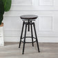 Modern Rotatable Counter Stool Iron Bar Stool with Seat and Pedal