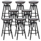 Modern Rotatable Counter Stool Iron Bar Stool with Seat and Pedal