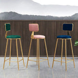 Tabouret de comptoir rond glam