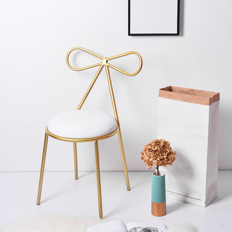 Round Leather and Metal Counter Stool Scandinavian Low Back Counter Bar Stool Clearhalo 'Bar Furniture' 'Bar Stools' 'bar_stools' 'furn' 'furn_bar_stools' 'Furniture' 'Kitchen & Dining Furniture' 6077578