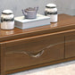Contemporary Wood TV Console Close Storage TV Media Stand with Drawers for Living Room