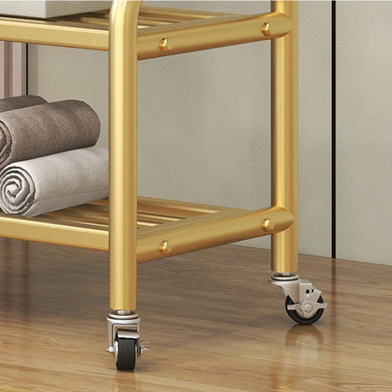 Splendido appendiabiti per rivestimento per mantello metallico con scaffali di stoccaggio