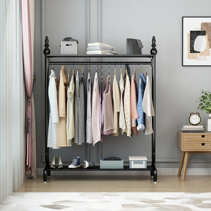 Rarero colgante de metal moderno y estantería de estantería de almacenamiento