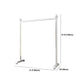 Modern Minimalist Metallic Coat Rack Free Standing 2 Leg Base Coat Rack Clearhalo 'Entry & Mudroom Furniture' 'furn' 'furn_hall_tree_coat_racks' 'Furniture' 'Hall Trees & Coat Racks' 'hall_tree_coat_racks' 6083407