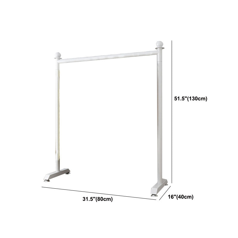 Modern Minimalist Metallic Coat Rack Free Standing 2 Leg Base Coat Rack Clearhalo 'Entry & Mudroom Furniture' 'furn' 'furn_hall_tree_coat_racks' 'Furniture' 'Hall Trees & Coat Racks' 'hall_tree_coat_racks' 6083407
