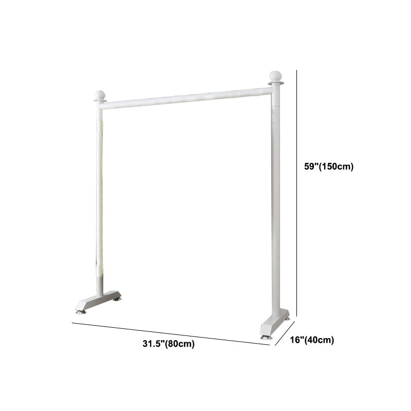 Modern Minimalist Metallic Coat Rack Free Standing 2 Leg Base Coat Rack Clearhalo 'Entry & Mudroom Furniture' 'furn' 'furn_hall_tree_coat_racks' 'Furniture' 'Hall Trees & Coat Racks' 'hall_tree_coat_racks' 6083408