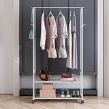 Moderner Kleiderbügel 2 Lagerregale und 6 Hooks Hall Tree mit Rizinus