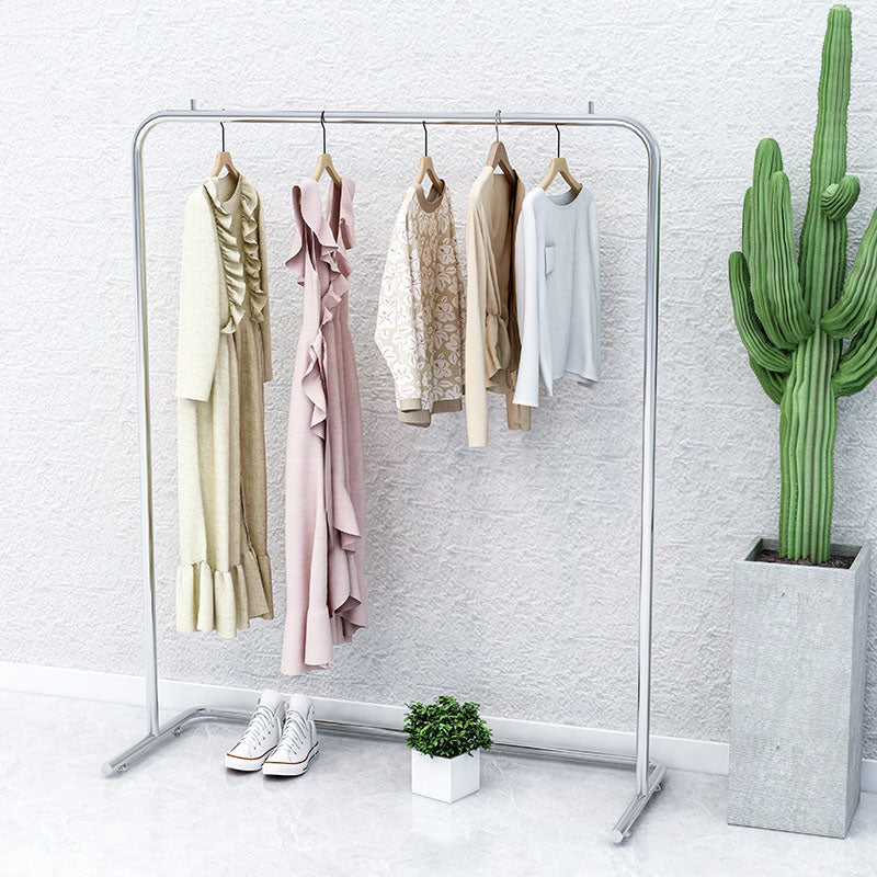 Industry Style Coat Rack Hanging Rail Metal Living Room Coat Hanger