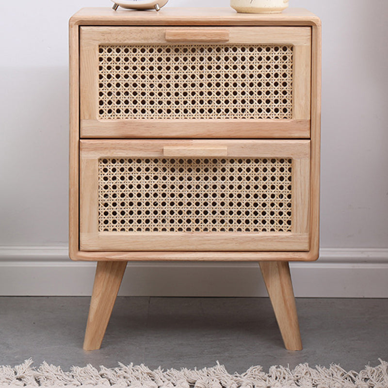 11.81" Wide Accent Chest Rattan Rectangle Standard Chest with Drawers