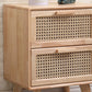 11.81" Wide Accent Chest Rattan Rectangle Standard Chest with Drawers