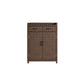 Modern Storage Cabinet Wicker&Rattan Side Cabinet With Doors Clearhalo 'Cabinets & Chests' 'cabinets_chests' 'furn' 'furn_cabinets_chests' 'Furniture' 'Living Room Furniture' 6083808