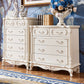 17.71" Wide Accent Chest White Rectangle Standard Chest with Drawers