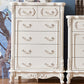 17.71" Wide Accent Chest White Rectangle Standard Chest with Drawers