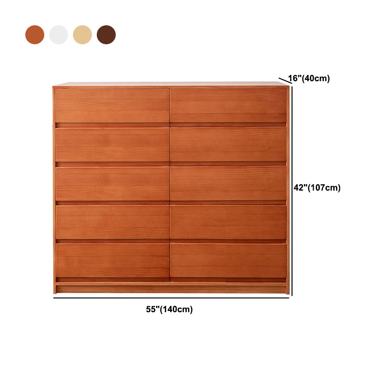 15.74" Wide Accent Chest Pine Rectangle Standard Chest with Drawers Clearhalo 'Cabinets & Chests' 'cabinets_chests' 'furn' 'furn_cabinets_chests' 'Furniture' 'Living Room Furniture' 6083919
