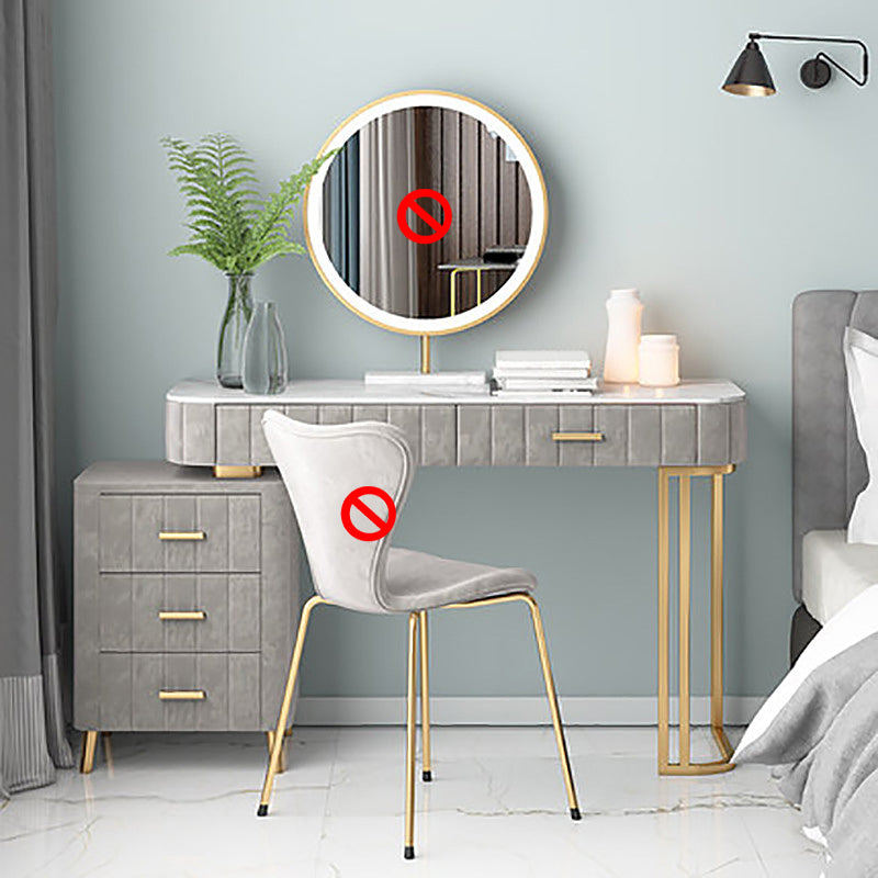 Ensemble de coiffeuse de vanité moderne