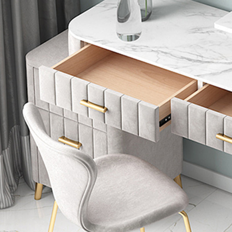 Ensemble de coiffeuse de vanité moderne