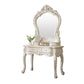 White Vanity Dressing Table Set Victorian Mirrored Wood Vanity Clearhalo 'Bedroom Furniture' 'furn' 'furn_makeup_vanities' 'Furniture' 'Makeup Vanities' 'makeup_vanities' 6084115