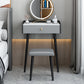 Modern Compact Makeup Vanity 1/2 Cassette da toeletta con sgabello imbottito