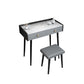 Modern Compact Makeup Vanity 1/2 Cassette da toeletta con sgabello imbottito