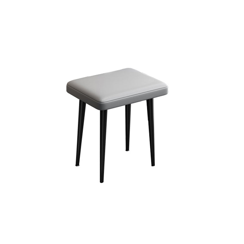Tabouret de maquillage de vanité en pierre moderne ensemble tabouret gris