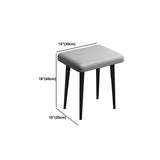 Tabouret de maquillage de vanité en pierre moderne ensemble tabouret gris
