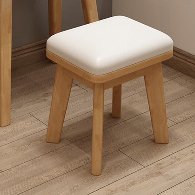 4 cassetti e specchio set da toeletta per il trucco per il trucco per il trucco per la scrivania in legno in legno