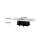 Glam Style Oval Coffee Table with Marble Top and Iron Base in Black Clearhalo 'Coffee & Accent Tables' 'Coffee Tables' 'coffee_tables' 'furn' 'furn_coffee_tables' 'Furniture' 'Living Room Furniture' 6084317