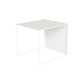 Trestle Coffee Table Mid-Century Modern Iron Coffee Table for Living Room White Clearhalo 'Coffee & Accent Tables' 'Coffee Tables' 'coffee_tables' 'furn' 'furn_coffee_tables' 'Furniture' 'Living Room Furniture' 6084484