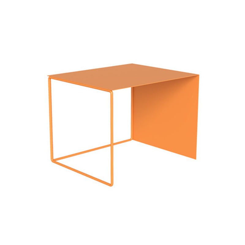 Trestle Coffee Table Mid-Century Modern Iron Coffee Table for Living Room Orange Clearhalo 'Coffee & Accent Tables' 'Coffee Tables' 'coffee_tables' 'furn' 'furn_coffee_tables' 'Furniture' 'Living Room Furniture' 6084487