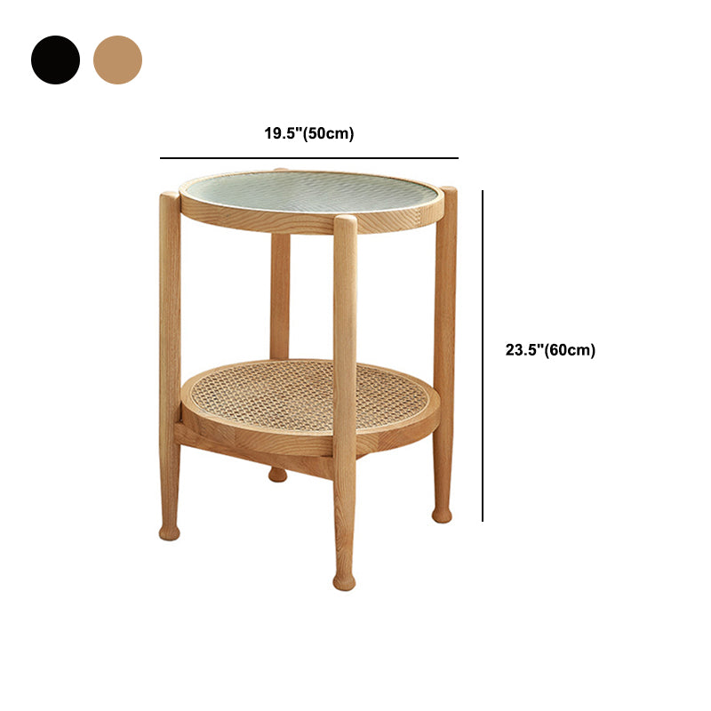 Contemporary 3/4 Legs Wooden with Storage Shelf Coffee Table Clearhalo 'Coffee & Accent Tables' 'Coffee Tables' 'coffee_tables' 'furn' 'furn_coffee_tables' 'Furniture' 'Living Room Furniture' 6084545