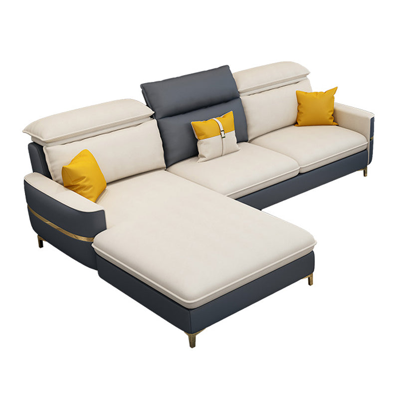 MODERNE 33.46 "H faux cuir carré canapé de bras et chaise pour le salon