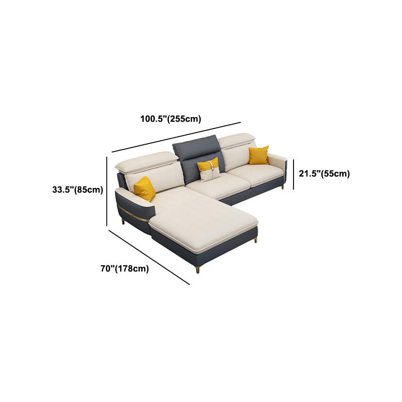 MODERNE 33.46 "H faux cuir carré canapé de bras et chaise pour le salon