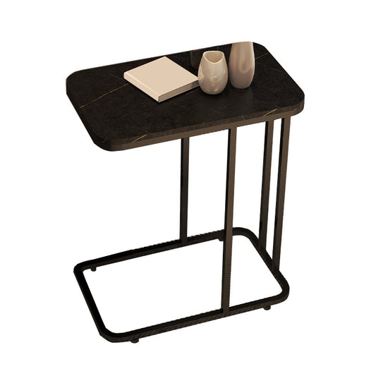 19.7" W Modern End Table Rectangular Slate C Sofa Side Table Clearhalo 'Coffee & Accent Tables' 'End & Side Tables' 'end_side_tables' 'furn' 'furn_end_side_tables' 'Furniture' 'Living Room Furniture' 6084753