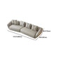 Genuine Leather Sloped Arm Sofa Contemporary Standard Sofa with Pillows Clearhalo 'furn' 'furn_sofas' 'Furniture' 'Living Room Furniture' 'Sofa' 'sofas' 6084969