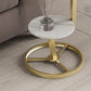 Modern Double Tier Side End Table Round Corner Table for Living Room Clearhalo 'Coffee & Accent Tables' 'End & Side Tables' 'end_side_tables' 'furn' 'furn_end_side_tables' 'Furniture' 'Living Room Furniture' 6084984