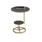 Modern Double Tier Side End Table Round Corner Table for Living Room Clearhalo 'Coffee & Accent Tables' 'End & Side Tables' 'end_side_tables' 'furn' 'furn_end_side_tables' 'Furniture' 'Living Room Furniture' 6084989