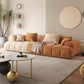 Contemporary Recessed Arm Standard Sofa Cushions Seating for Apartment