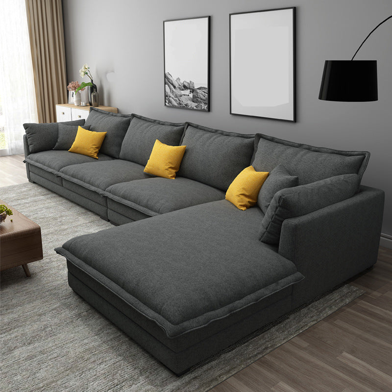 Tessuto a 4 posti Cassoso a forma di L a forma di L a forma quadrata sezionale.