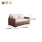 Contemporary 27.55"H Cotton Blend Wood Frame Square Arm Sofa Bed Clearhalo 'furn' 'furn_sofas' 'Furniture' 'Living Room Furniture' 'Sofa' 'sofas' 6085168