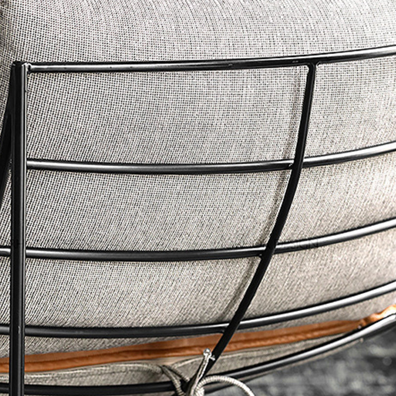 Genuine Leather Armless Chair 33.07" Wide Chair for Living Room