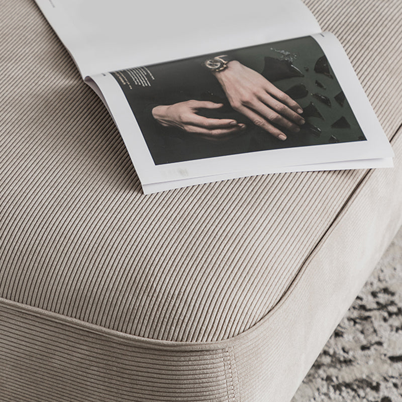 Corduroy 25.98" Wide Armless Chair Basic Four Leg Chair for Living Room Clearhalo 'Accent Chairs' 'accent_chairs' 'Chairs & Seating' 'furn' 'furn_accent_chairs' 'Furniture' 'Living Room Furniture' 6085236