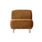 Corduroy 25.98" Wide Armless Chair Basic Four Leg Chair for Living Room Yellow 1 Piece Clearhalo 'Accent Chairs' 'accent_chairs' 'Chairs & Seating' 'furn' 'furn_accent_chairs' 'Furniture' 'Living Room Furniture' 6085239
