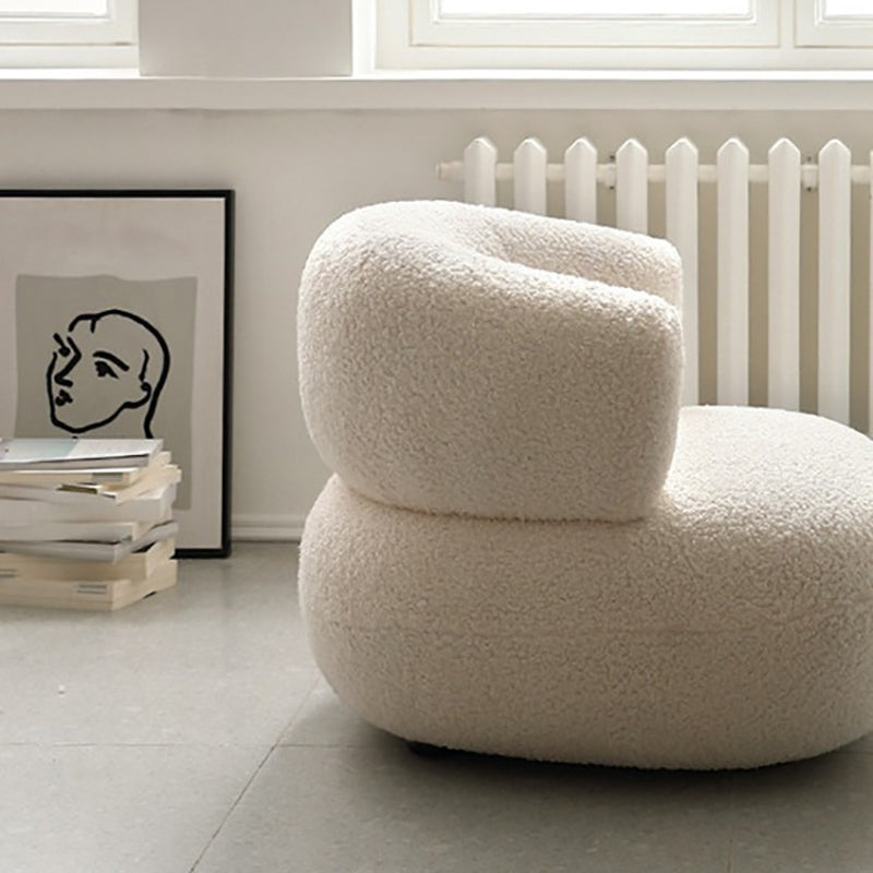 31,88 "Chaise de baril en laine de large