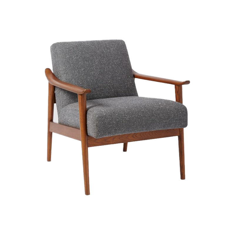 28,74 "fauteuil de fauteuil à bras massif en bois massif avec quatre jambes de base à quatre étapes